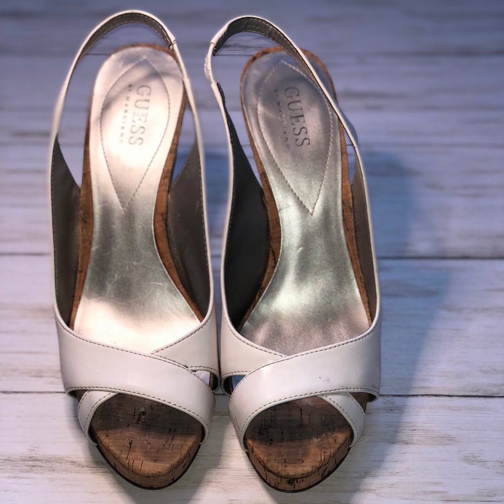 Guess by Marciano White Wedges
